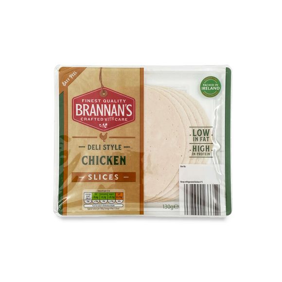 Deli Style Chicken Slices 130g Brannans